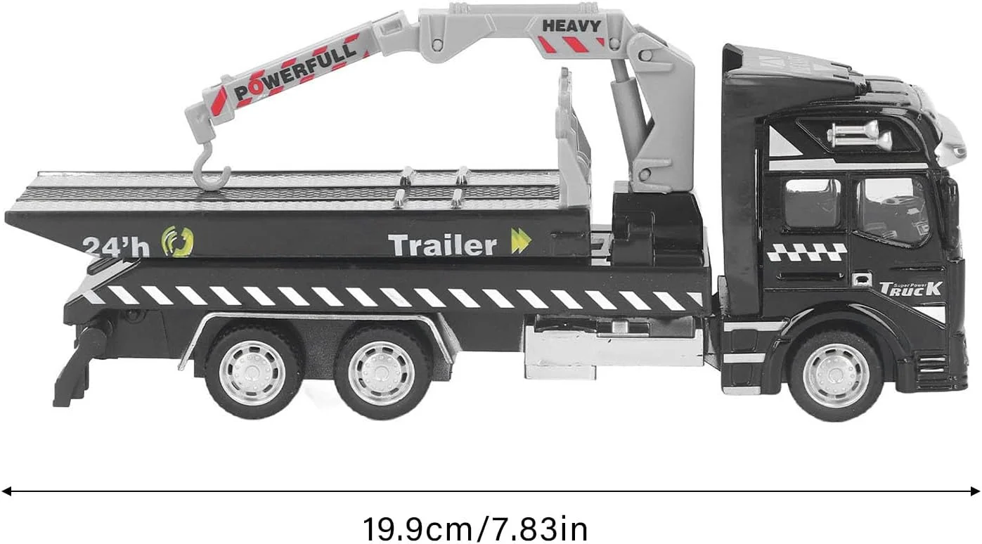 اسباب بازی کامیون یدک کش عقب کشیدنی - مدل مینیاتوری برای پسران و دختران