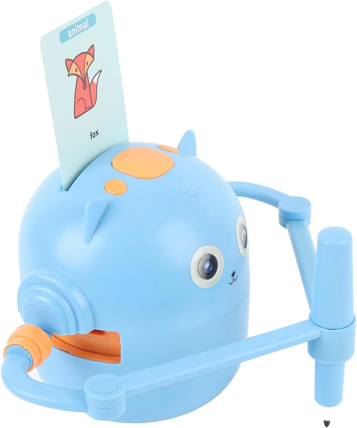 ربات نقاشی، اسباب بازی آموزشی تعاملی نقاشی با 100 کارت کلمه برای سنین 5 سال به بالا (آبی آسمانی)