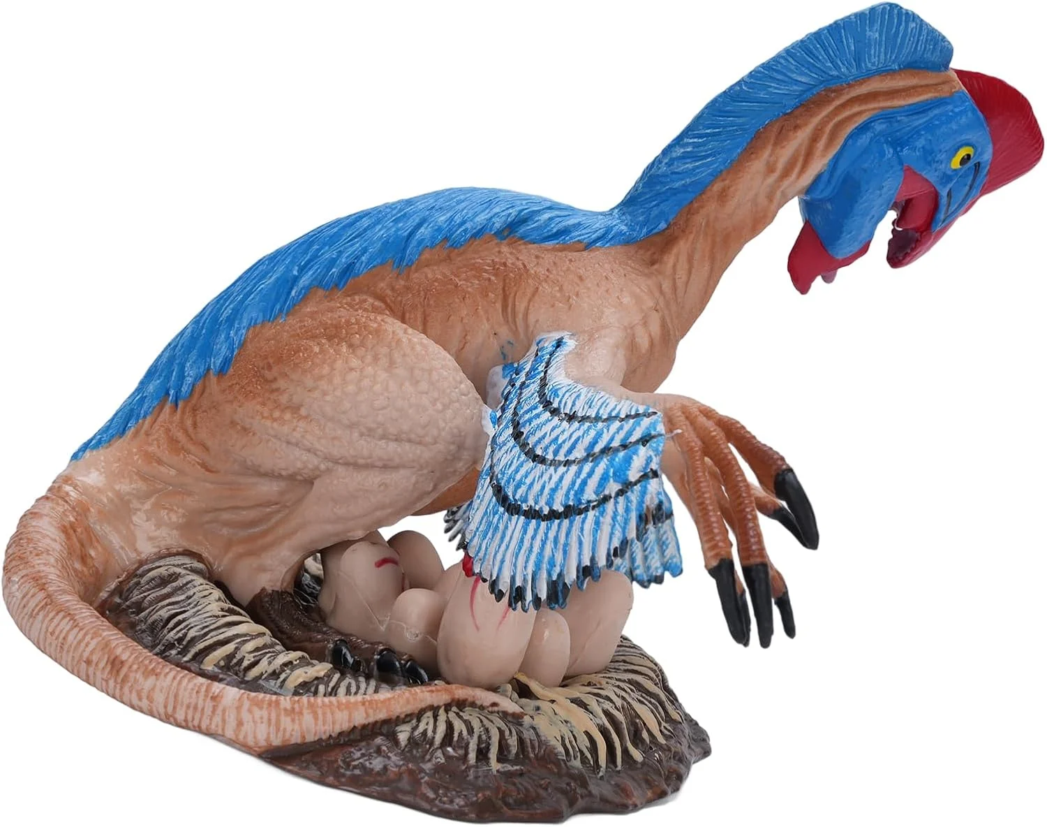 اسباب بازی دایناسور اوویراپتور، مدل آموزشی فیگورین برای کودکان (آبی) اسباب بازی دایناسور اوویراپتور، مدل آموزشی فیگورین برای کودکان (آبی)