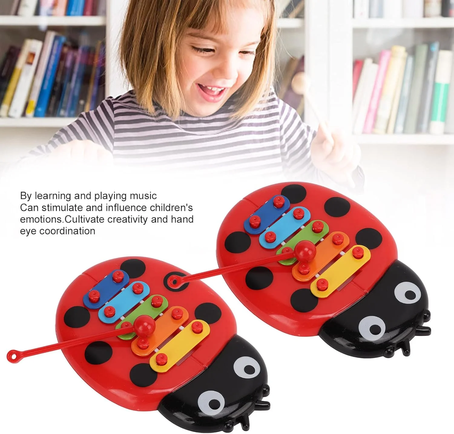 زیلوفون کودکان، سازهای موسیقی 5 کلیدی دیاتونیک برای اسباب بازی های آموزشی پیش دبستانی
