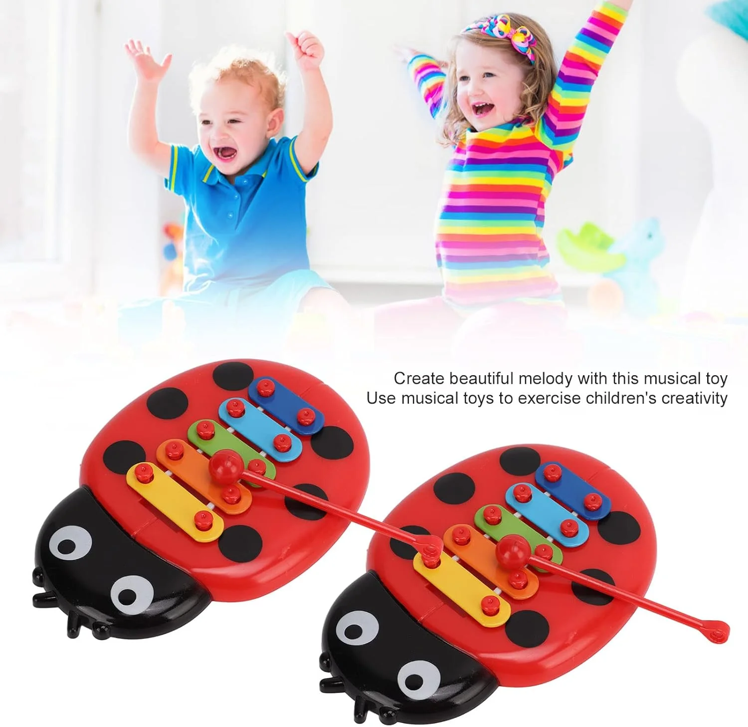 زیلوفون کودکان، سازهای موسیقی 5 کلیدی دیاتونیک برای اسباب بازی های آموزشی پیش دبستانی