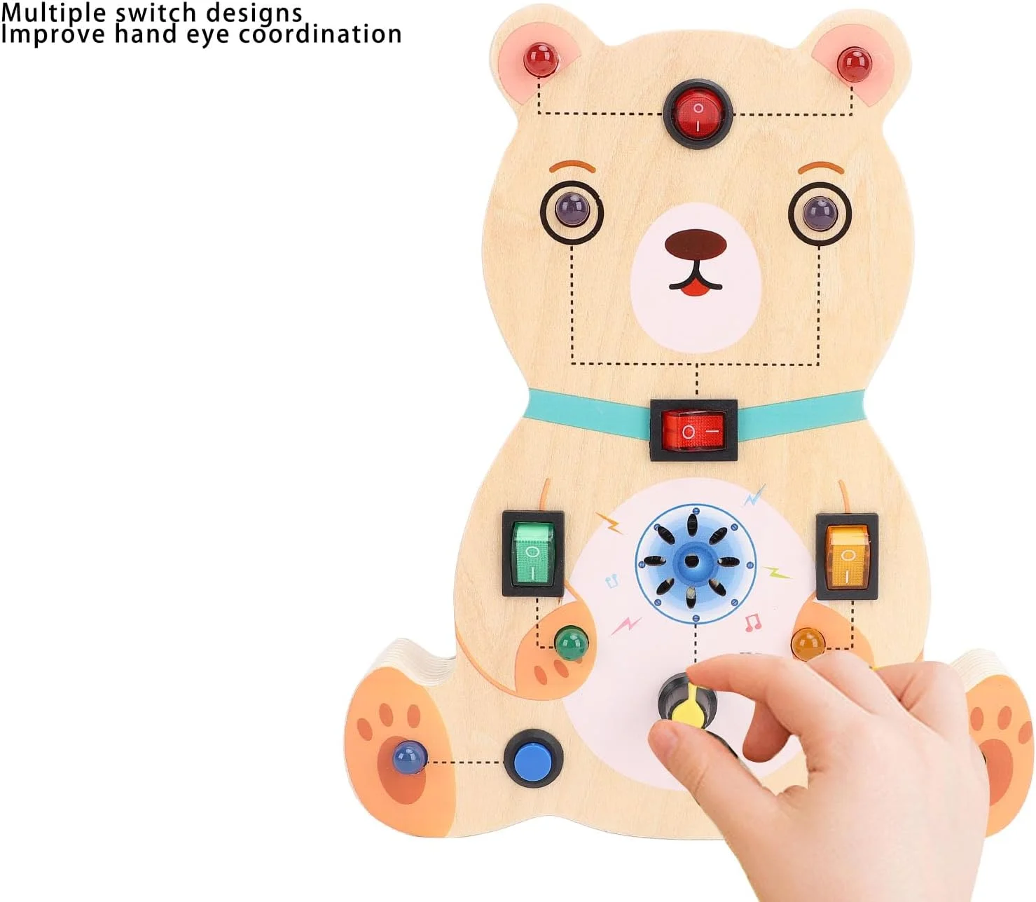اسباب بازی حسی آموزشی برای تقویت مهارت های حرکتی مناسب کودکان 3 سال به بالا (خرس)