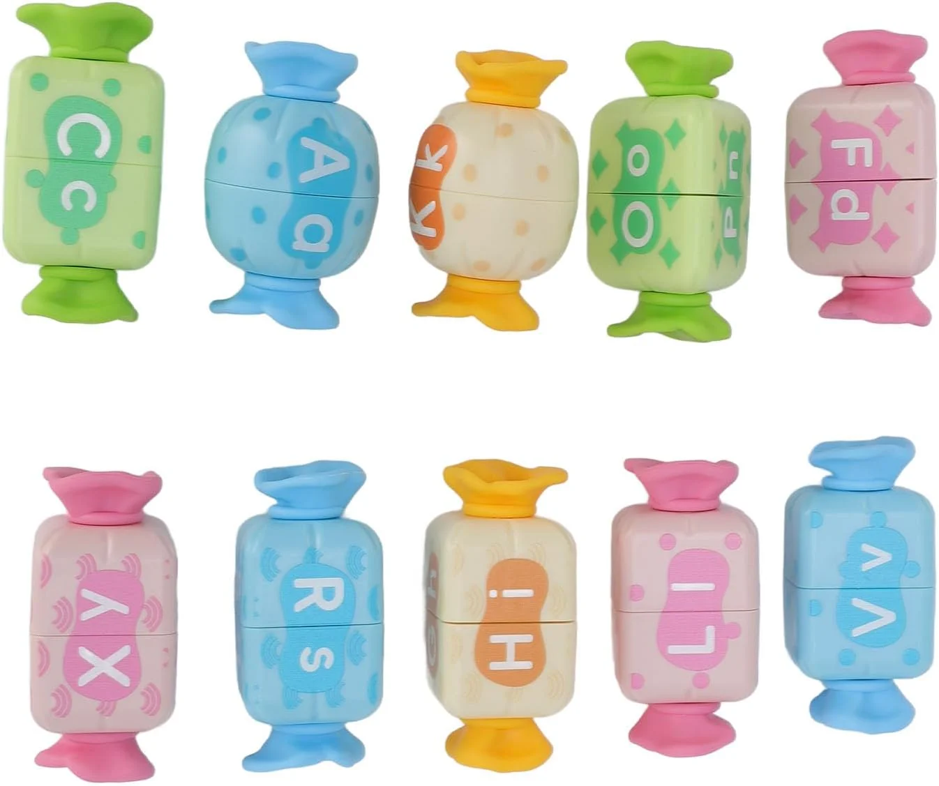 اسباب بازی پازل تطبیق حروف الفبا، بازی آموزشی سرگرم کننده ABC، اسباب بازی چیدنی آموزشی پیش دبستانی برای آموزش در خانه