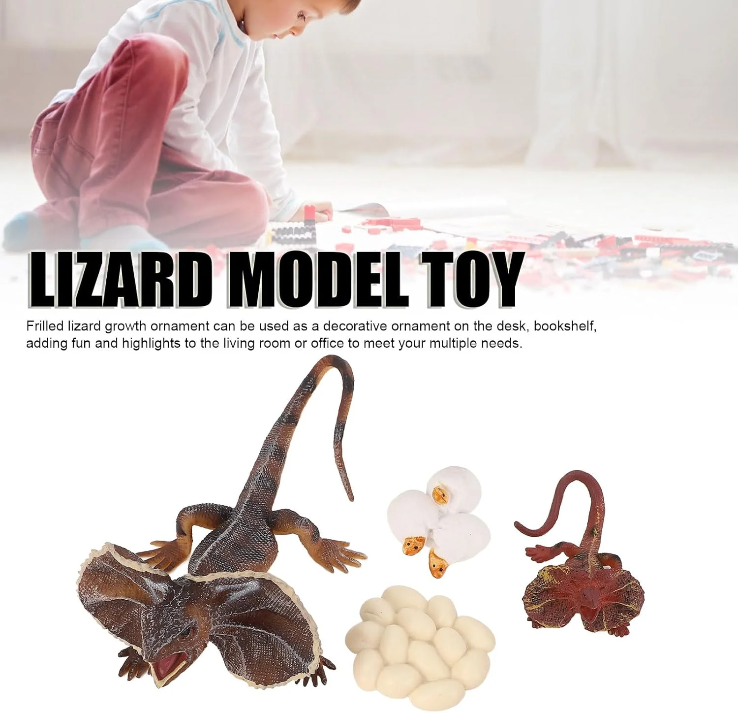 مدل رشد مارمولک یقه دار، مدل حیوانی شبیه سازی شده اسباب بازی های آموزشی برای کودکان مدل رشد مارمولک یقه دار، مدل حیوانی شبیه سازی شده اسباب بازی های آموزشی برای کودکان