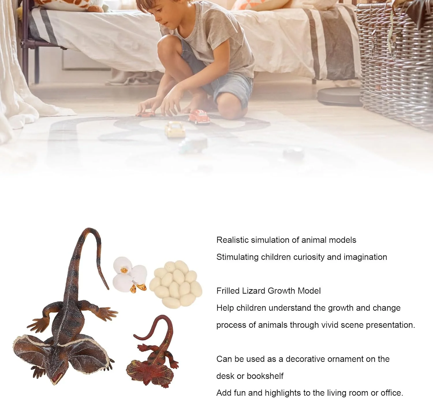 مدل رشد مارمولک یقه دار، مدل حیوانی شبیه سازی شده اسباب بازی های آموزشی برای کودکان مدل رشد مارمولک یقه دار، مدل حیوانی شبیه سازی شده اسباب بازی های آموزشی برای کودکان