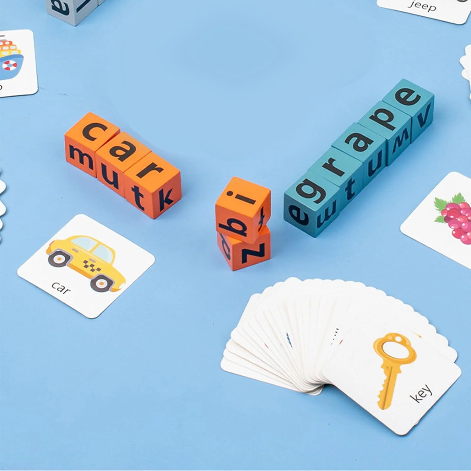 فلش کارت های حروف الفبا، اسباب بازی های آموزشی بلوک های یادگیری پیش دبستانی برای کودکان نوپا فلش کارت های حروف الفبا، اسباب بازی های آموزشی بلوک های یادگیری پیش دبستانی برای کودکان نوپا