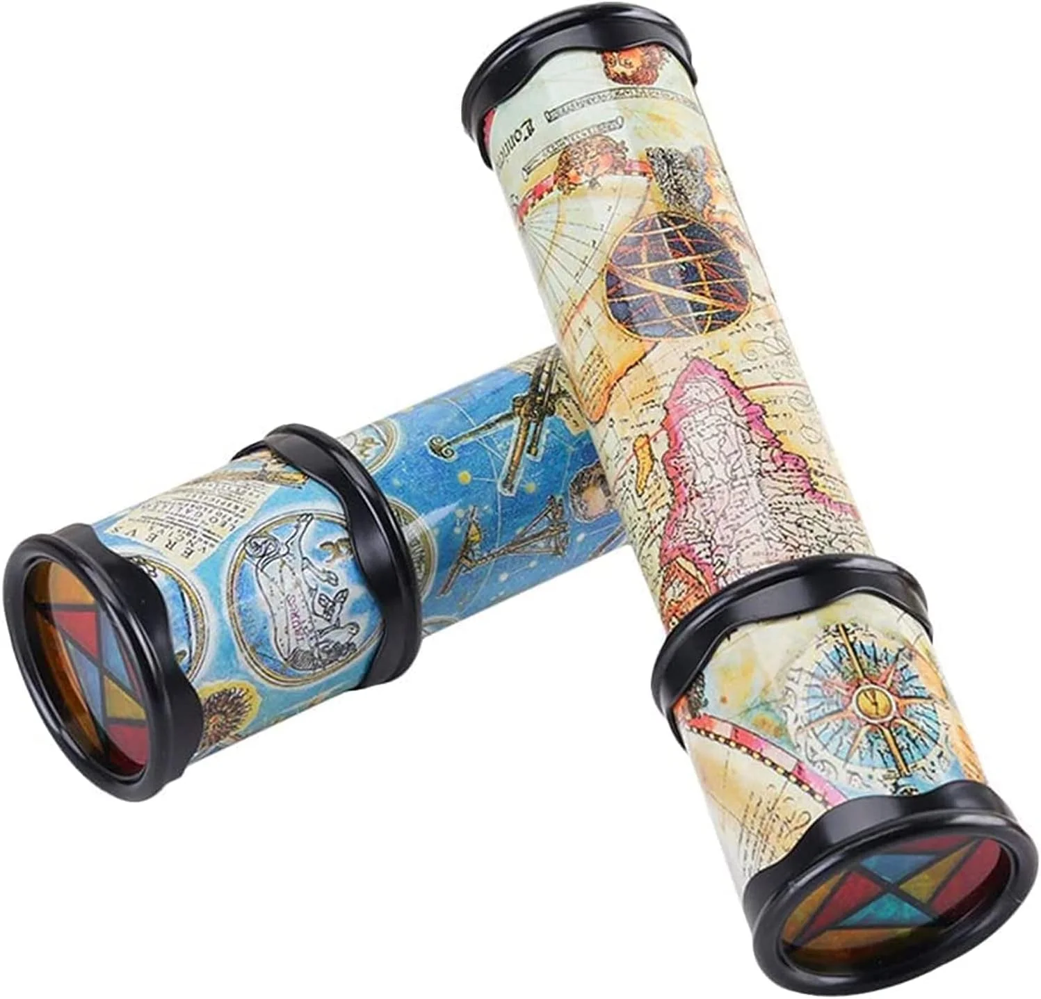 اسباب بازی کالیدوسکوپ جادویی کلاسیک SYOSI، بازی های جدید، اسباب بازی های آموزشی برای کودکان (رنگ تصادفی)، 2 عدد