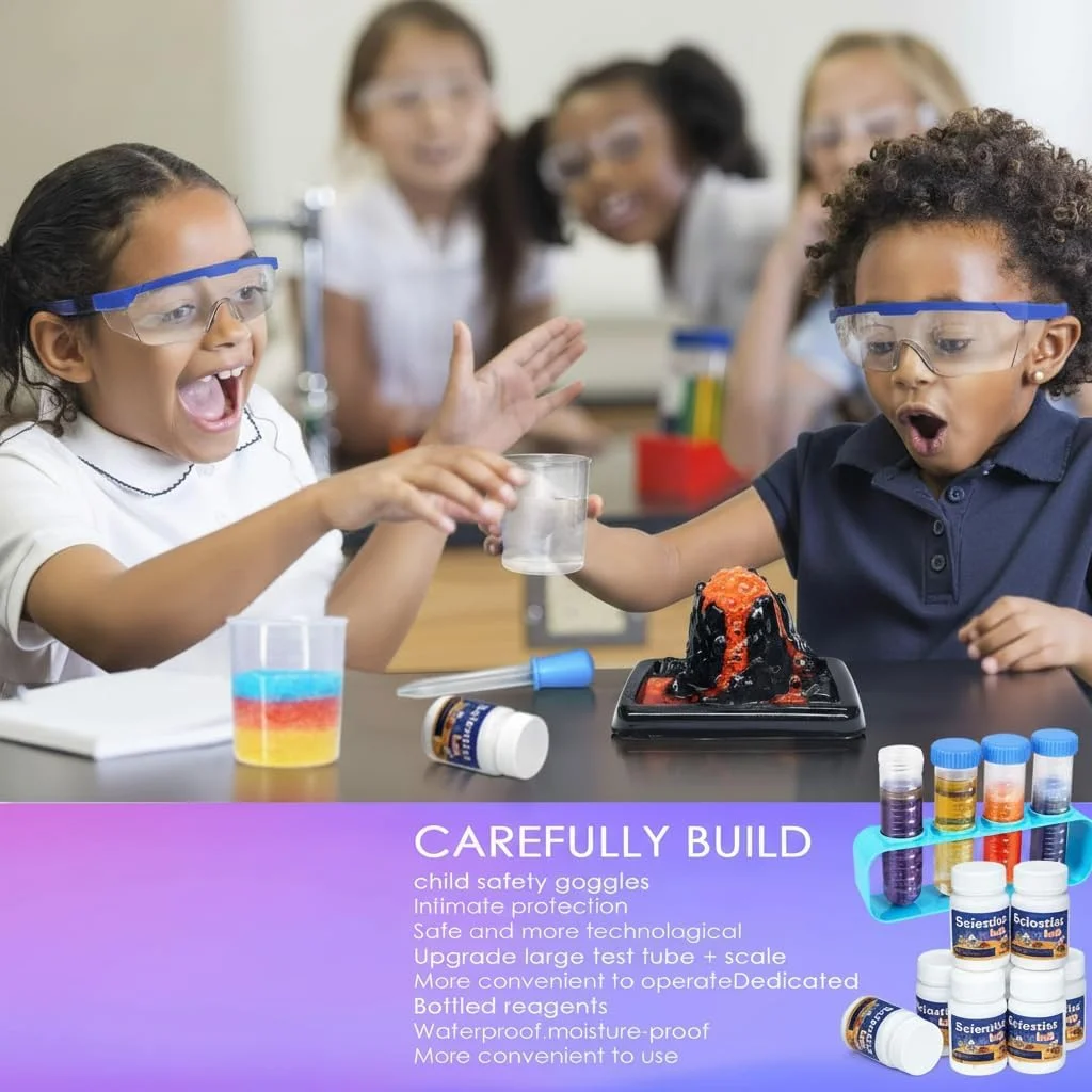 کیت علمی کودکان SYOSI، اسباب بازی های STEM، کیت های علمی برای کودکان 6-8-12 سال، 36 آزمایش علمی بازی های آموزشی، 60+ قطعه اسباب بازی علمی برای کودکان، هدیه کریسمس، هدیه تولد برای کودکان 6-12 ساله کیت علمی کودکان SYOSI، اسباب بازی های STEM، کیت های علمی برای کودکان 6-8-12 سال، 36 آزمایش علمی بازی های آموزشی، 60+ قطعه اسباب بازی علمی برای کودکان، هدیه کریسمس، هدیه تولد برای کودکان 6-12 ساله