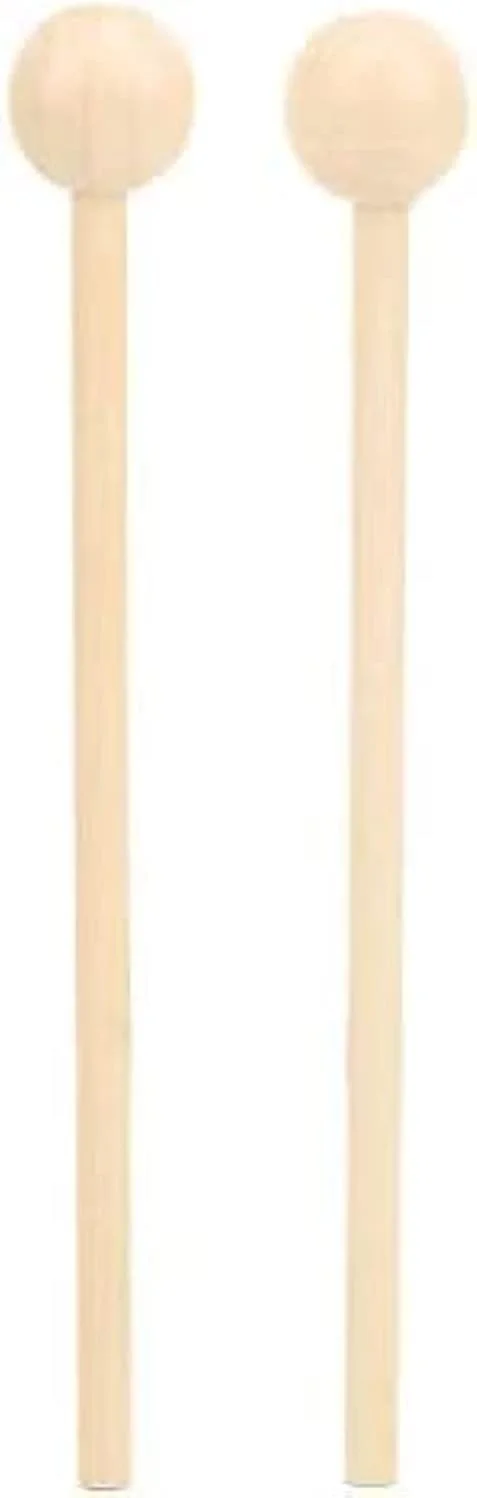 اسباب بازی طبل دستی چوبی کودکانه SYOSI - ساز کوبه ای کوچک برای نوزادان و کودکان نوپا با 2 چوب - اسباب بازی آموزشی موسیقی برای کودکان