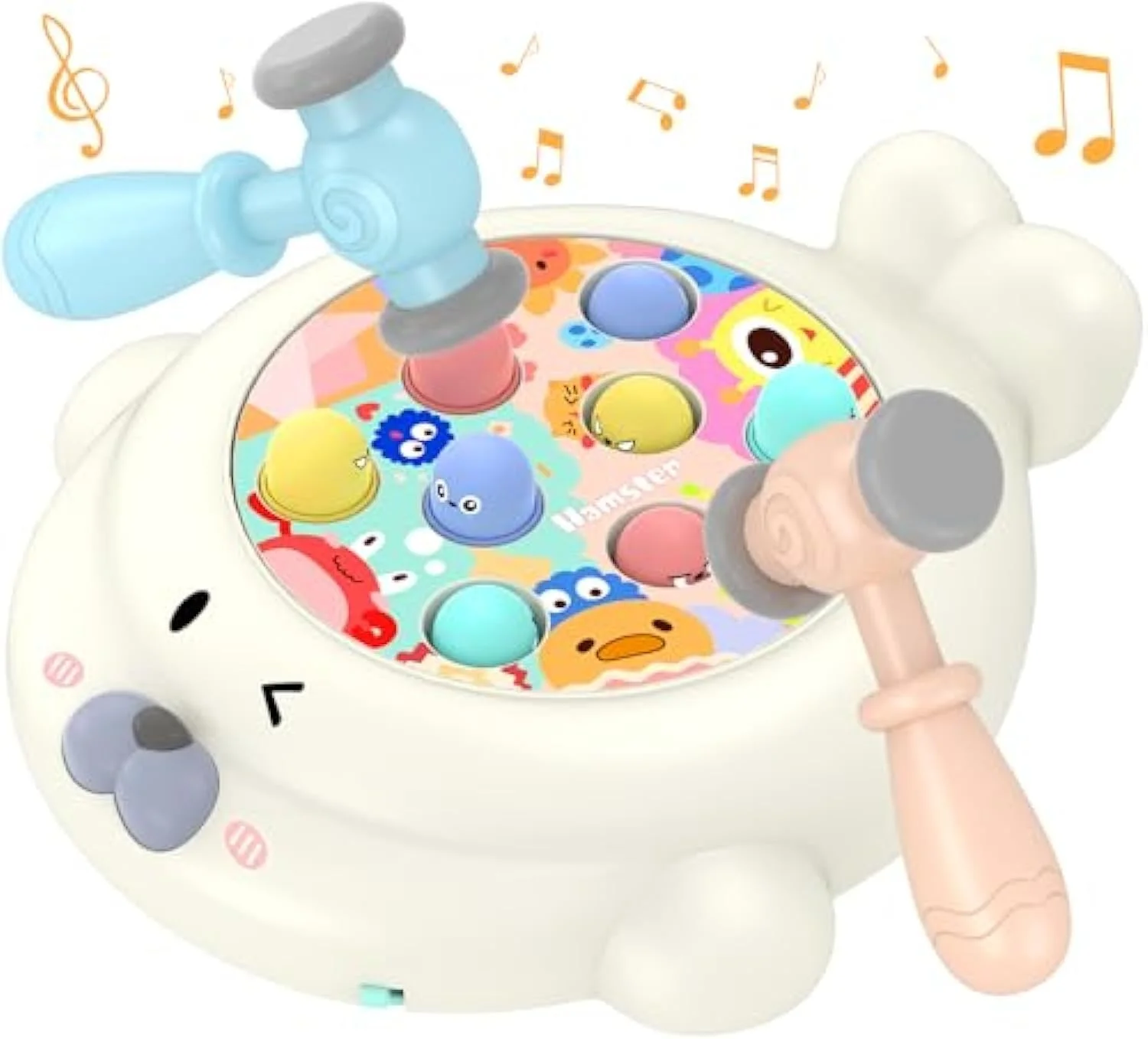 اسباب بازی بازی ضربه زدن به موش کور NALACAL، اسباب بازی کوبیدن، برای کودکان نوپا، اسباب بازی تعاملی آموزشی اولیه با موسیقی و نور، اسباب بازی رشدی و آموزشی برای کودکان 3-8 سال پسر