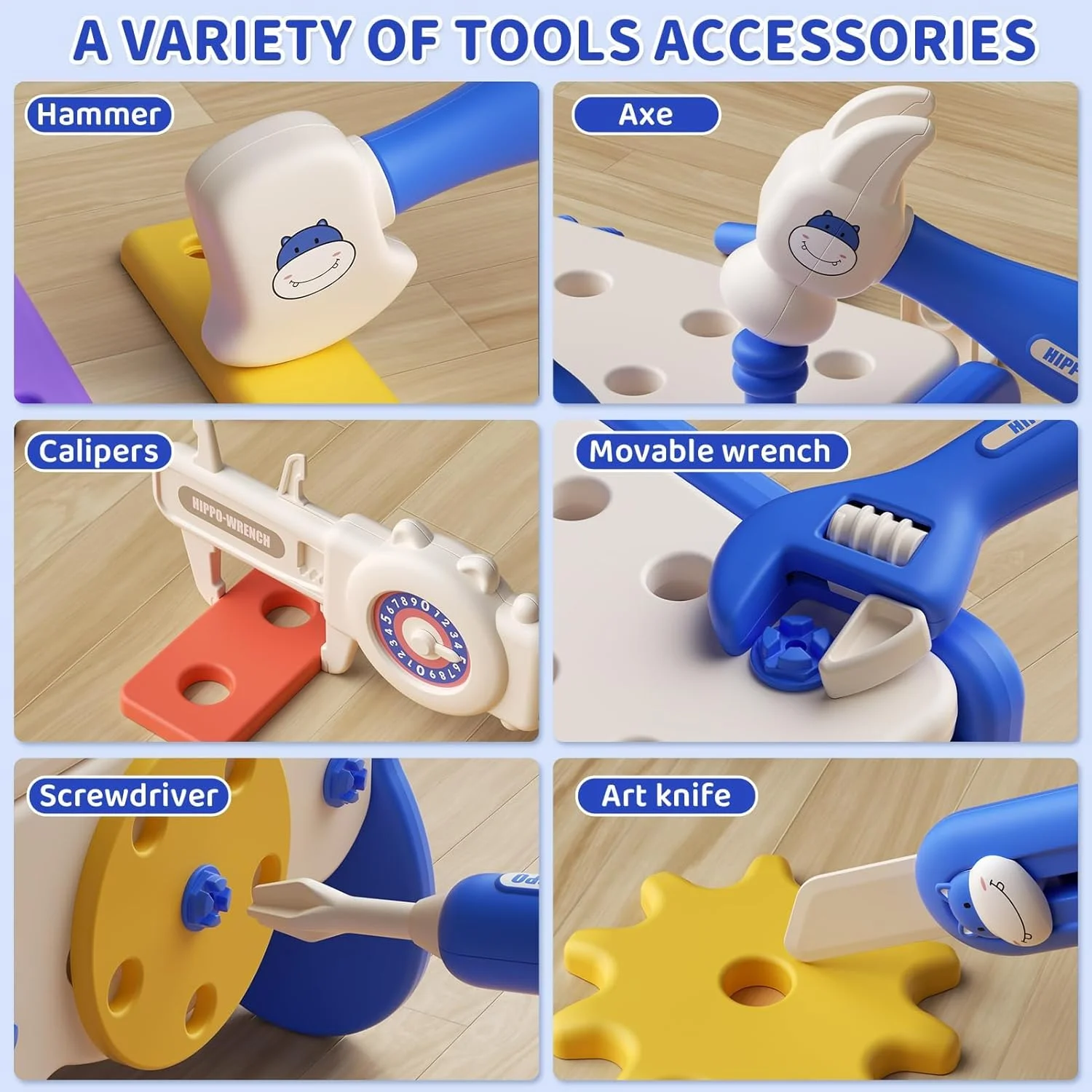جعبه ابزار اسباب بازی کودکان به همراه دریل، اسباب بازی آموزشی برای کودکان 3 سال به بالا، اسباب بازی های ساختنی مناسب کودکان نوپا، هدیه مناسب برای کریسمس، تولد و روز خانواد