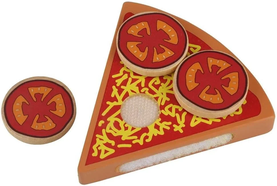 اسباب بازی پیتزا سبزیجات NALACAL، مجموعه غذای بازی پیتزا DIY برای اسباب بازی های نقش آفرینی برای کودکان، هدیه آموزشی و یادگیری