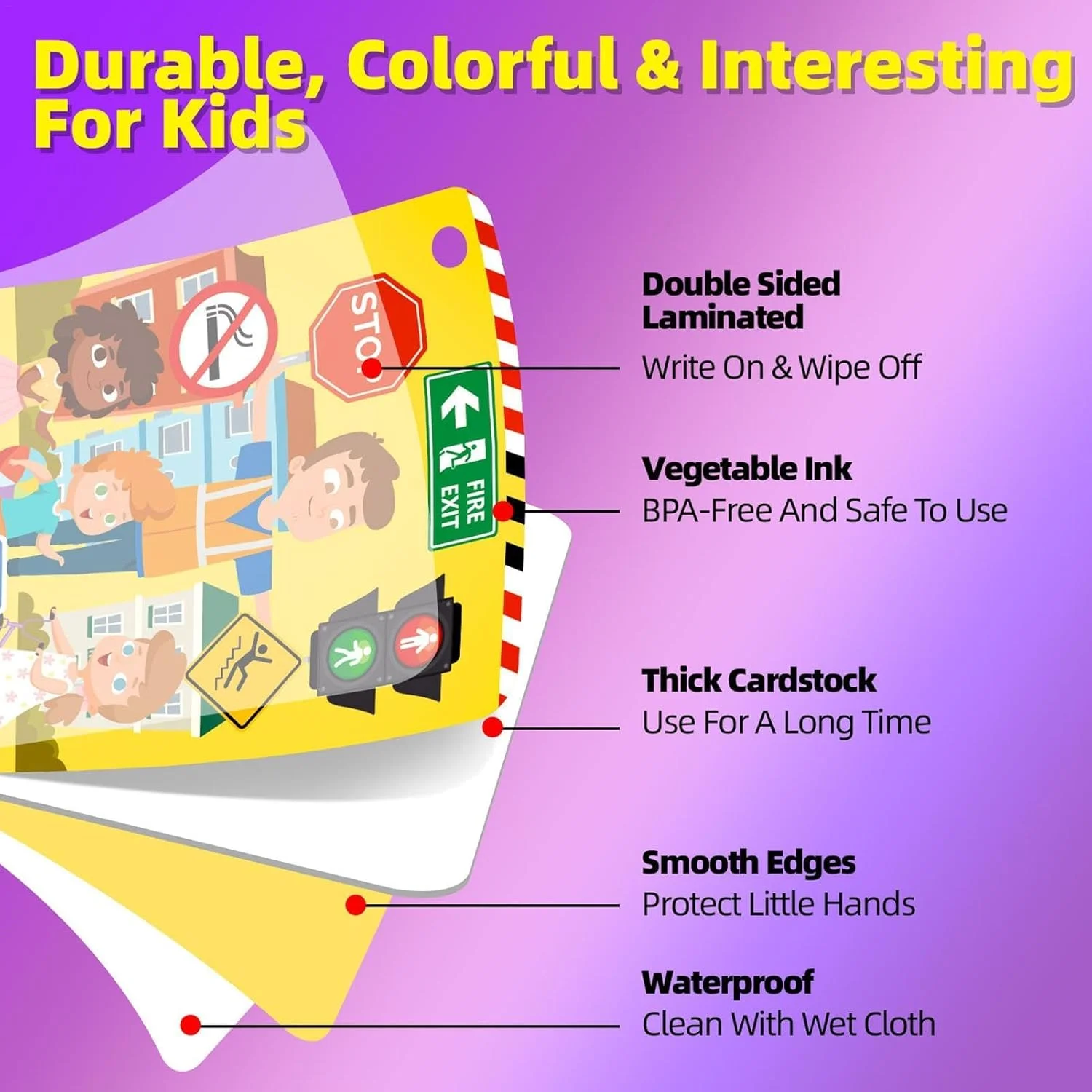 ۵۰ عدد کارت آموزشی علائم راهنمایی و رانندگی، بازی آموزشی برای کودکان، کارت های فلش، بازی حافظه، بازی آموزشی علائم راه، بازی تخته ای پیش دبستانی، بازی ایمنی راه برای پسران و دختران