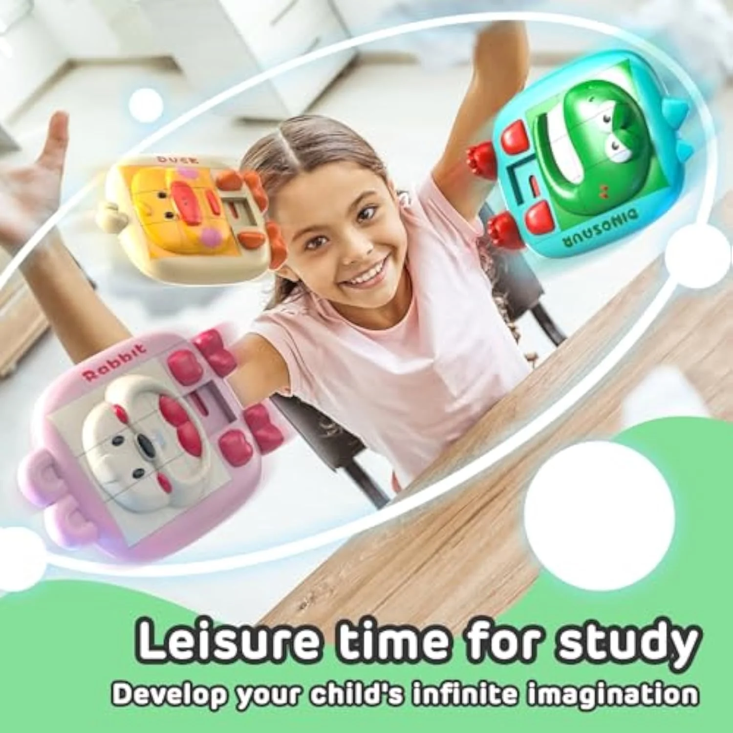 پازل کشویی 3 تکه NALACAL، پازل های فکری حیوانات، تقویت مهارت های حرکتی ظریف، بازی های آموزشی برای کودکان، بازی های مسافرتی، پازل چالش برانگیز، برای سنین 3-5 4-8 پسران دختران، برای شب های بازی