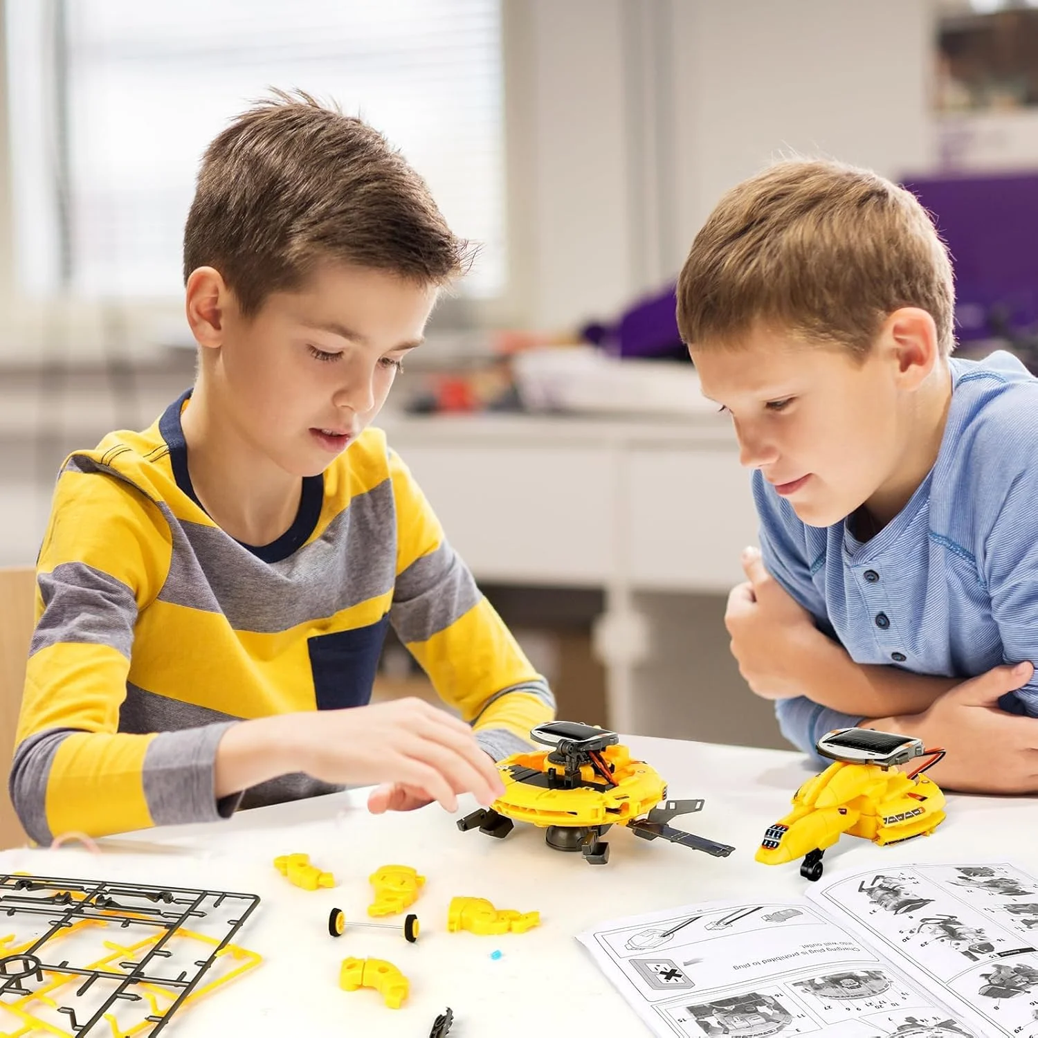 اسباب بازی ربات خورشیدی NALACAL مدل 6 در 1، کیت های علمی آموزشی STEM برای کودکان 8، 9 و 10 ساله، کیت رباتیک فضایی ساختنی، مکانیک علم و بازی، هدیه تولد برای پسران 11، 12، 13 و 14 ساله