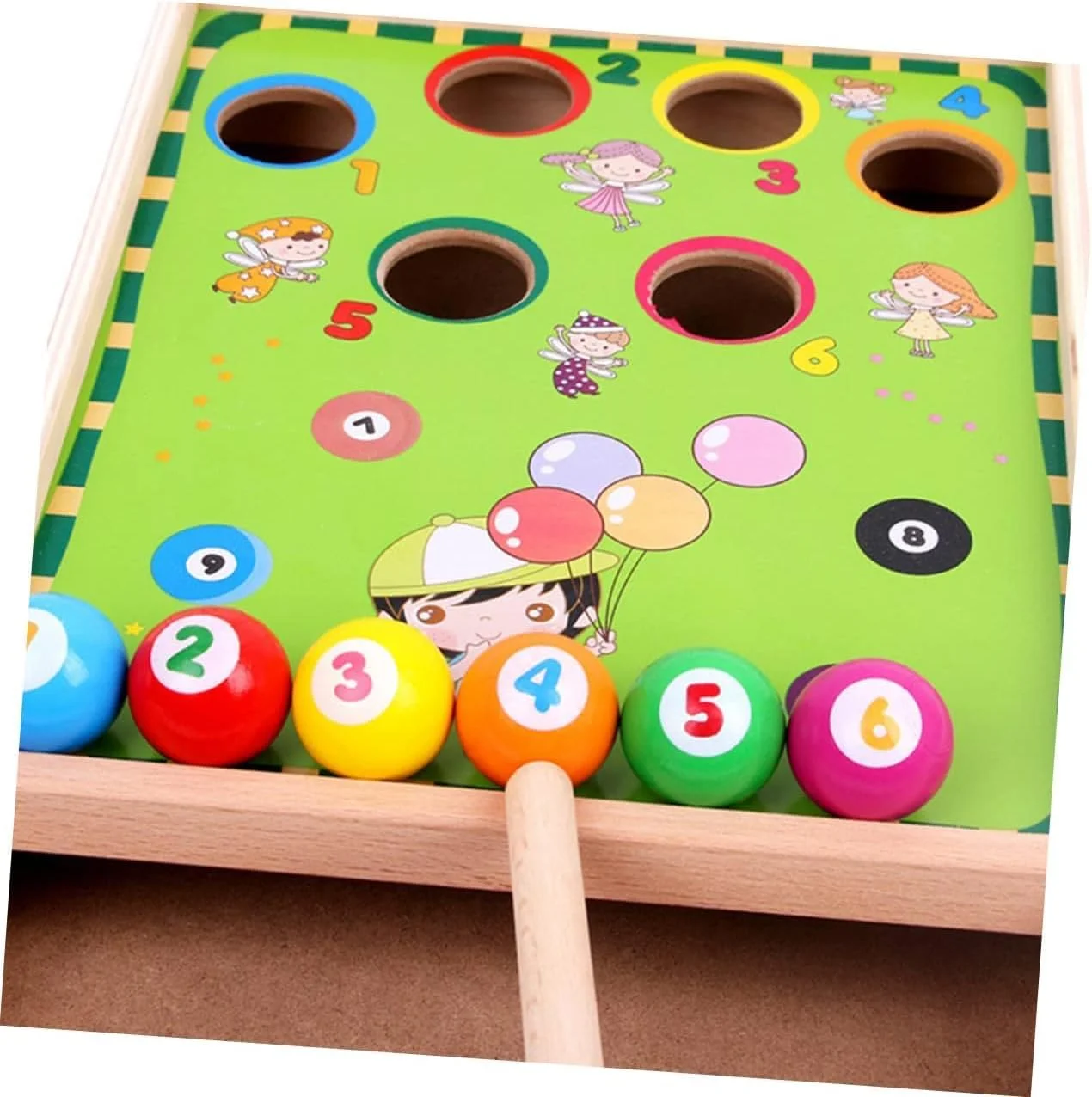 میز بیلیارد کوچک نالاکال، تنیس روی میز، میز بازی گربه، اسباب بازی تقویت مهارت های حرکتی کودکان، توپ های ضد استرس بازی رومیزی کودکان، بیلیارد کوچک اسباب بازی چوبی قابل حمل کودک