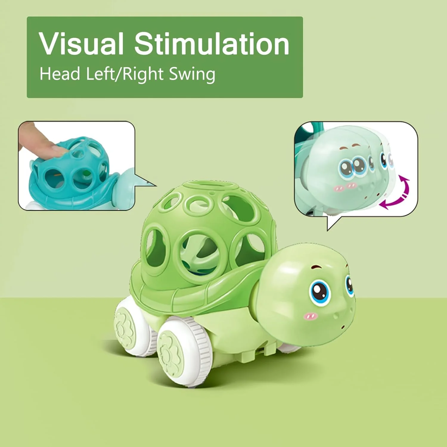 اسباب بازی ماشین کودک NALACAL، 3 عددی، ماشین های جغجغه ای برای کودکان 1 تا 3 ساله، اسباب بازی های فشاری، وسایل نقلیه نرم لاستیکی 6-12 ماهه، کامیون اصطکاکی، هدیه پیش دبستانی پسرانه و دخترانه