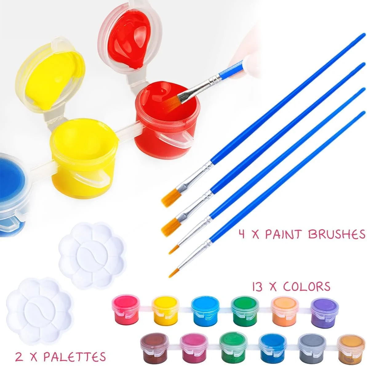 ست نقاشی پری دریایی NALACAL برای کودکان، اسباب بازی های پری دریایی، کیت هنری و صنایع دستی رنگ آمیزی پری دریایی خودتان، کیت مجسمه سازی پری دریایی DIY برای دختران 4 5 6 7 8 9 10 ساله، هدیه تولد پری دریایی