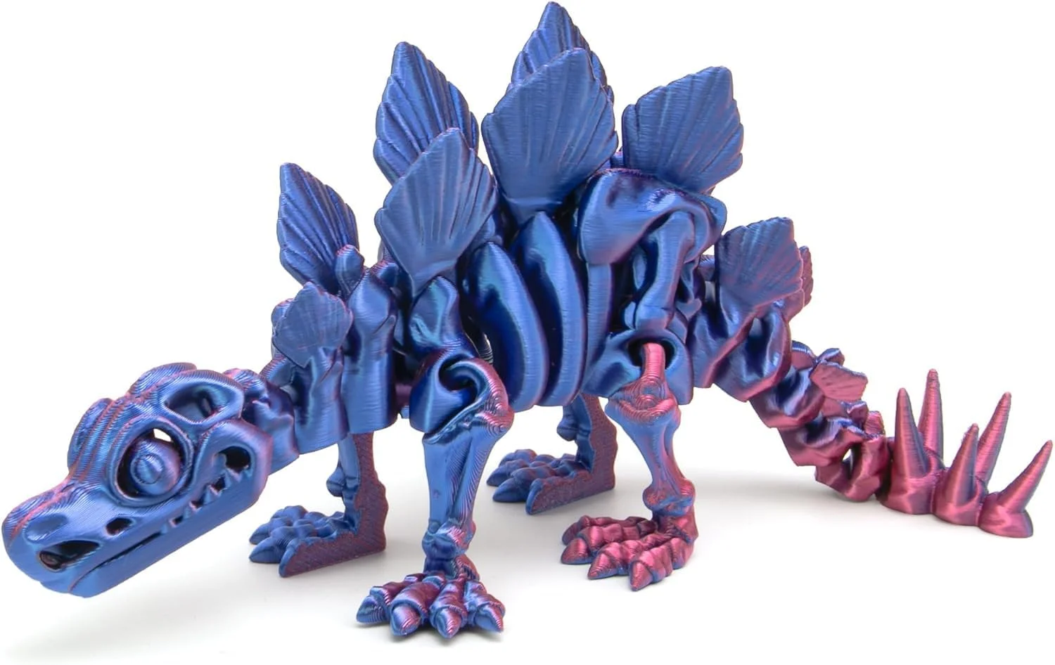 دایناسور چاپ سه بعدی، اسباب بازی اژدهای مفصلی برای بزرگسالان، اسکلت دینو با مفاصل متحرک، پرکننده سبد عید پاک، اسباب بازی کاهش استرس برای اوتیسم، دکوراسیون منزل، استگوسور