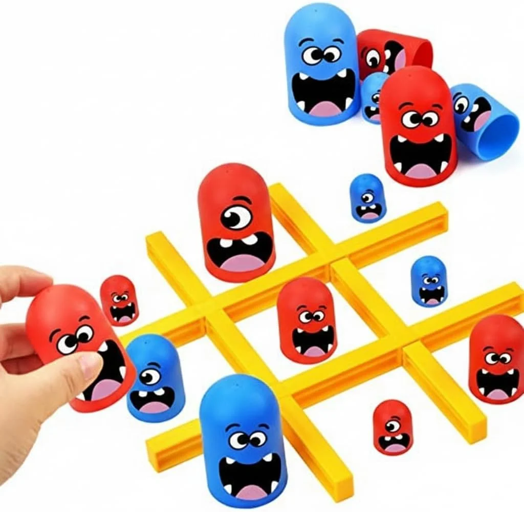 مجموعه بازی فکری دوز TERRIFI، بازی تعاملی دو نفره والد-فرزند، بازی رومیزی اسباب بازی آموزشی، بازی های خانوادگی کلاسیک، دکوراسیون منزل