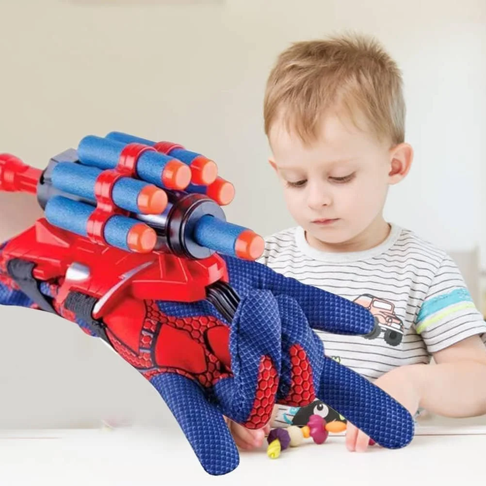 دستکش پرتابکننده تار عنکبوتی مدل Super Hero دستکش پرتابکننده تار عنکبوتی مدل Super Hero