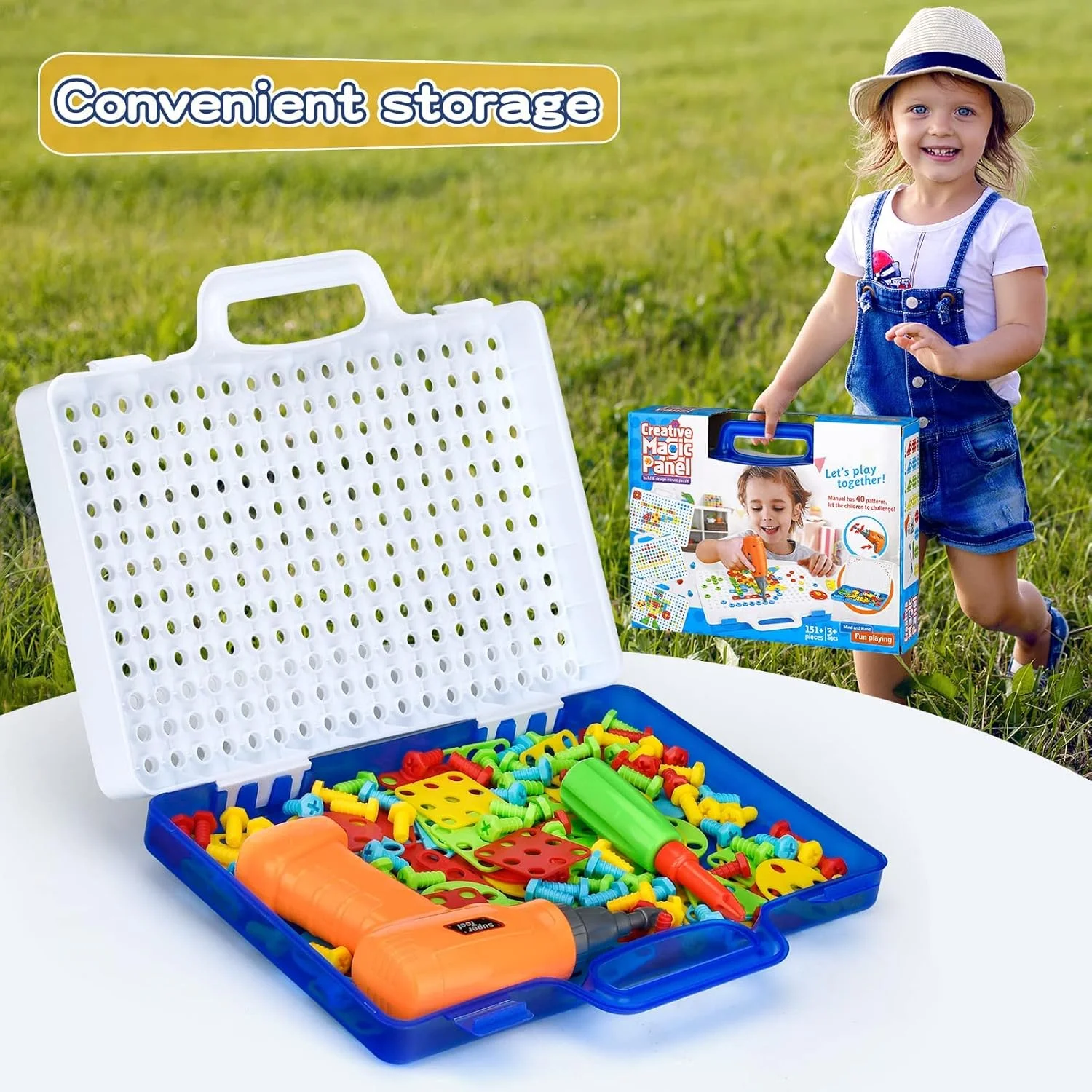 اسباب بازی های ساختنی سه بعدی TERRIFI برای کودکان، اسباب بازی های پازلی کودکان، اسباب بازی طراحی و دریل برای کودک، بازی های ساخت و ساز با دریل اسباب بازی، کیت های ساخت مهندسی خلاقانه، اسباب بازی های STEM برای کودکان 3، 4، 5 و 6 ساله اسباب بازی های ساختنی سه بعدی TERRIFI برای کودکان، اسباب بازی های پازلی کودکان، اسباب بازی طراحی و دریل برای کودک، بازی های ساخت و ساز با دریل اسباب بازی، کیت های ساخت مهندسی خلاقانه، اسباب بازی های STEM برای کودکان 3، 4، 5 و 6 ساله