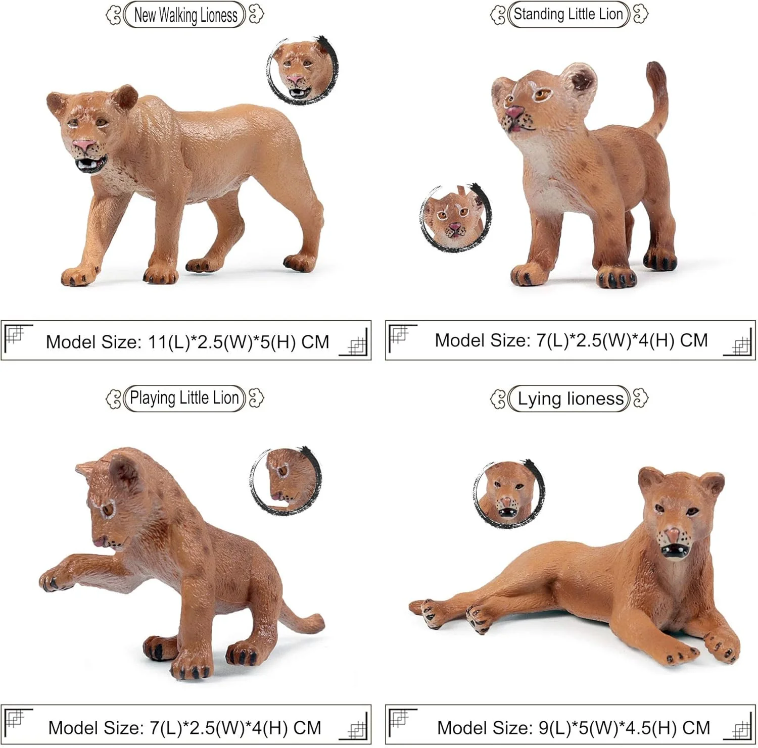 مجموعه ۶ عددی اسباب بازی شیر، فیگورهای بچه حیوانات جنگلی، اسباب بازی های آموزشی حمام پلاستیکی، مناسب برای پروژه های علمی و تزئین مهمانی کیک مجموعه ۶ عددی اسباب بازی شیر، فیگورهای بچه حیوانات جنگلی، اسباب بازی های آموزشی حمام پلاستیکی، مناسب برای پروژه های علمی و تزئین مهمانی کیک