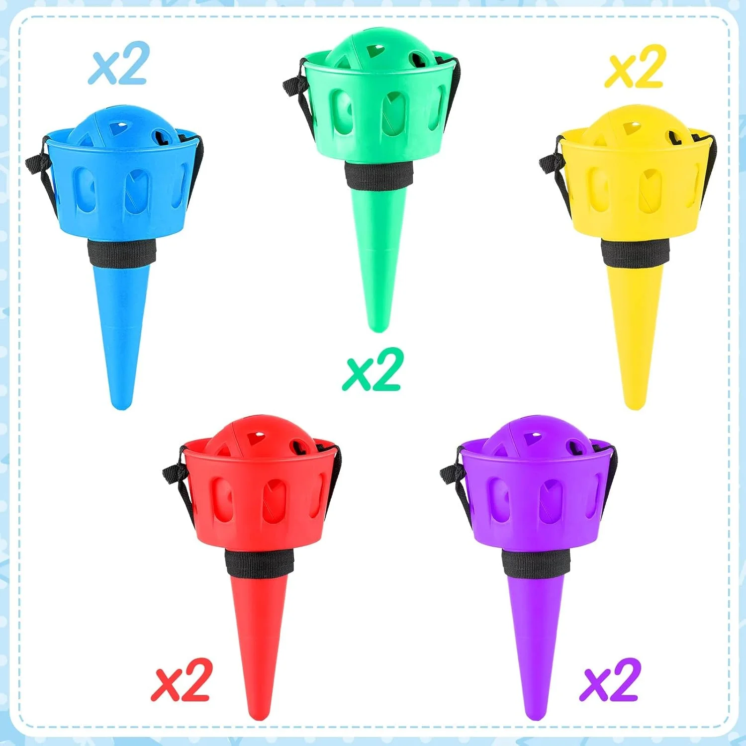 ست توپ و فنجان پرتاب و گرفتن، 10 عددی، بازی توپ و جام هماهنگی چشم و دست کودکان، بازی توپ گیری با نخ، بازی مهمانی در فضای باز برای حیاط، چمن، بازی های کمپینگ، 5 رنگ ست توپ و فنجان پرتاب و گرفتن، 10 عددی، بازی توپ و جام هماهنگی چشم و دست کودکان، بازی توپ گیری با نخ، بازی مهمانی در فضای باز برای حیاط، چمن، بازی های کمپینگ، 5 رنگ