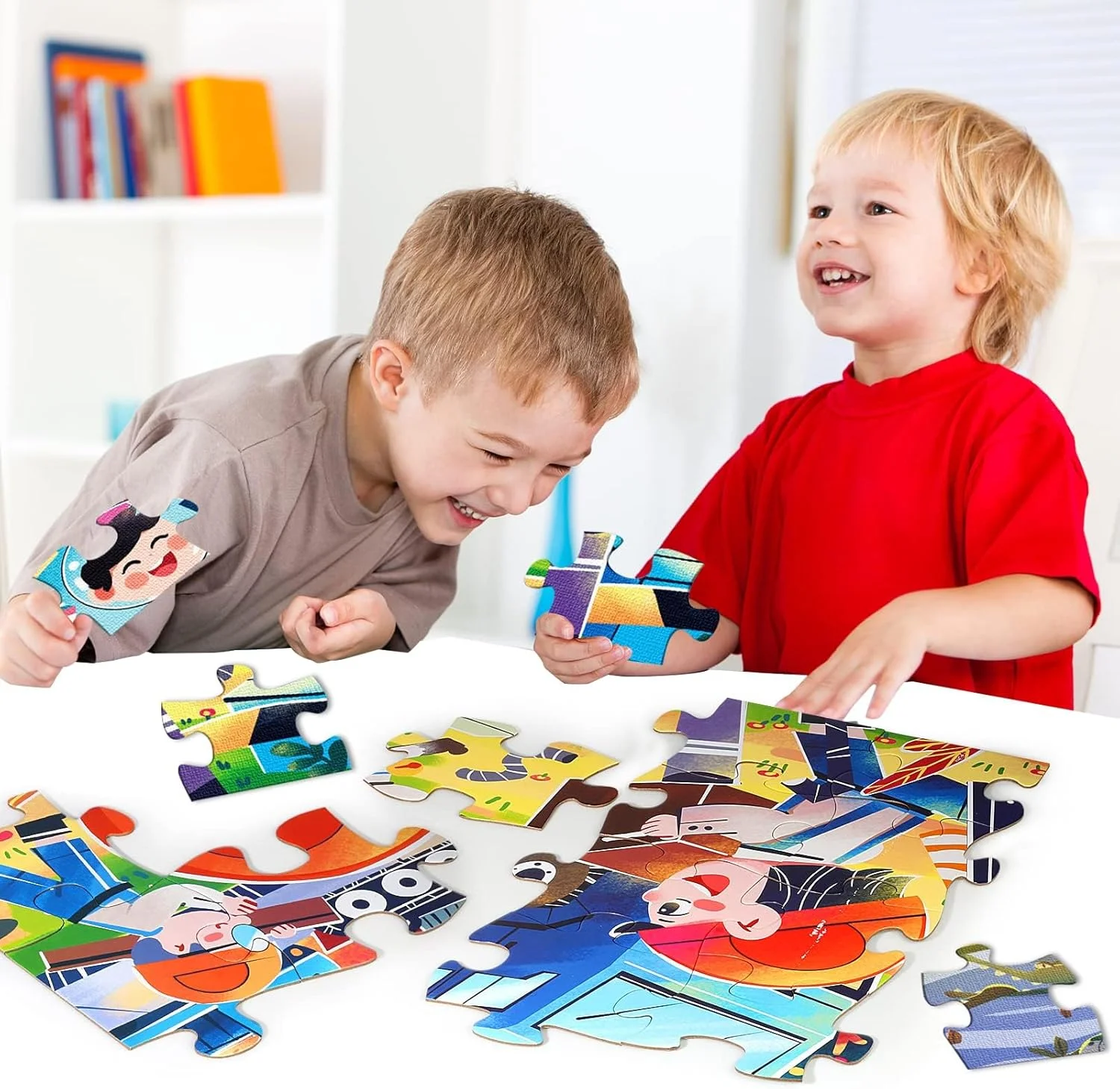 پازل ارهای دایناسور برای کودکان 3-5 ساله، اسباببازیهای آموزشی پیشدبستانی، پازل بزرگ 48 تکه برای کودکان نوپا و کودکان 4-8 ساله، بهترین هدیه برای پسران و دختران (عصر دایناسورها) پازل ارهای دایناسور برای کودکان 3-5 ساله، اسباببازیهای آموزشی پیشدبستانی، پازل بزرگ 48 تکه برای کودکان نوپا و کودکان 4-8 ساله، بهترین هدیه برای پسران و دختران (عصر دایناسورها)