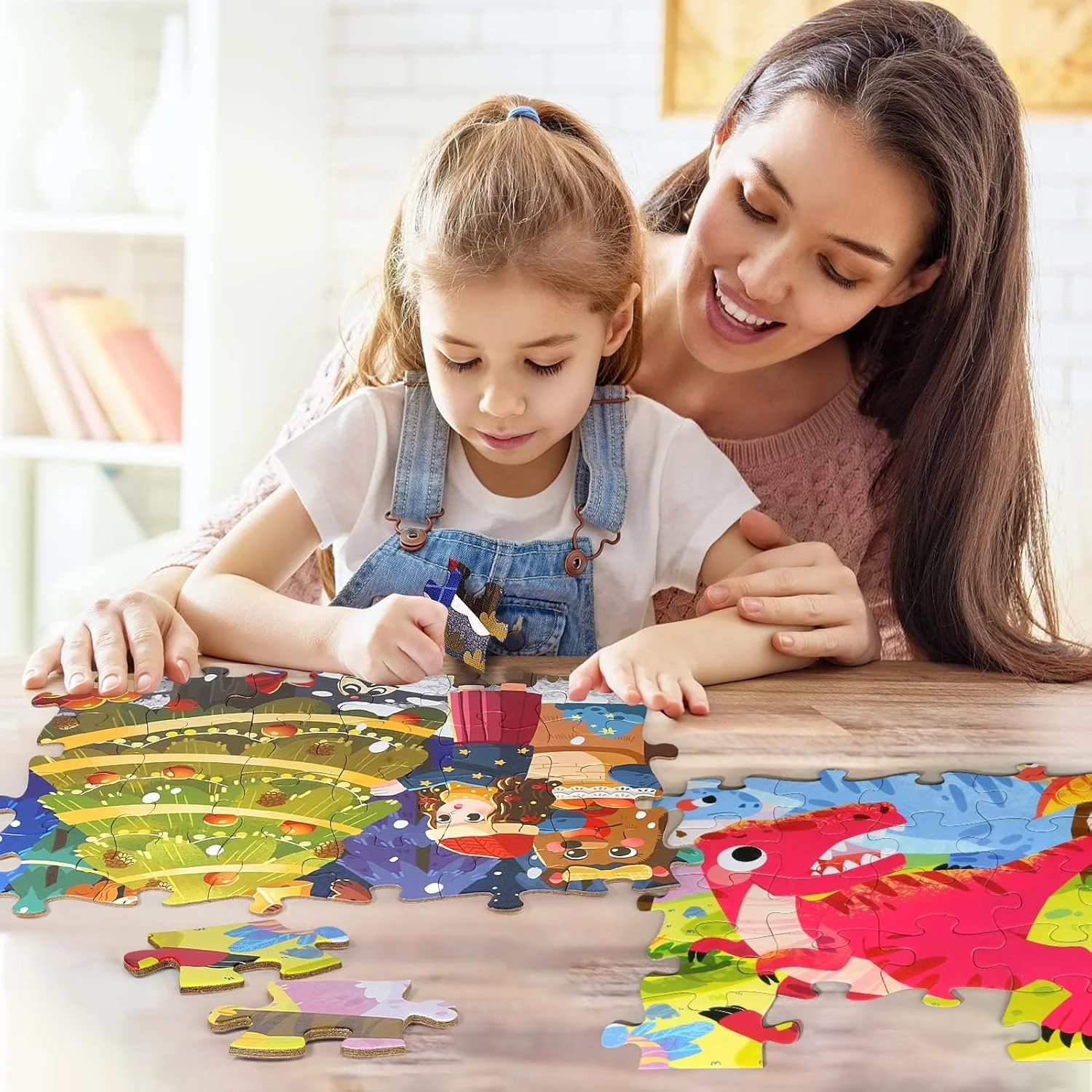 پازل ارهای دایناسور برای کودکان 3-5 ساله، اسباببازیهای آموزشی پیشدبستانی، پازل بزرگ 48 تکه برای کودکان نوپا و کودکان 4-8 ساله، بهترین هدیه برای پسران و دختران (عصر دایناسورها) پازل ارهای دایناسور برای کودکان 3-5 ساله، اسباببازیهای آموزشی پیشدبستانی، پازل بزرگ 48 تکه برای کودکان نوپا و کودکان 4-8 ساله، بهترین هدیه برای پسران و دختران (عصر دایناسورها)