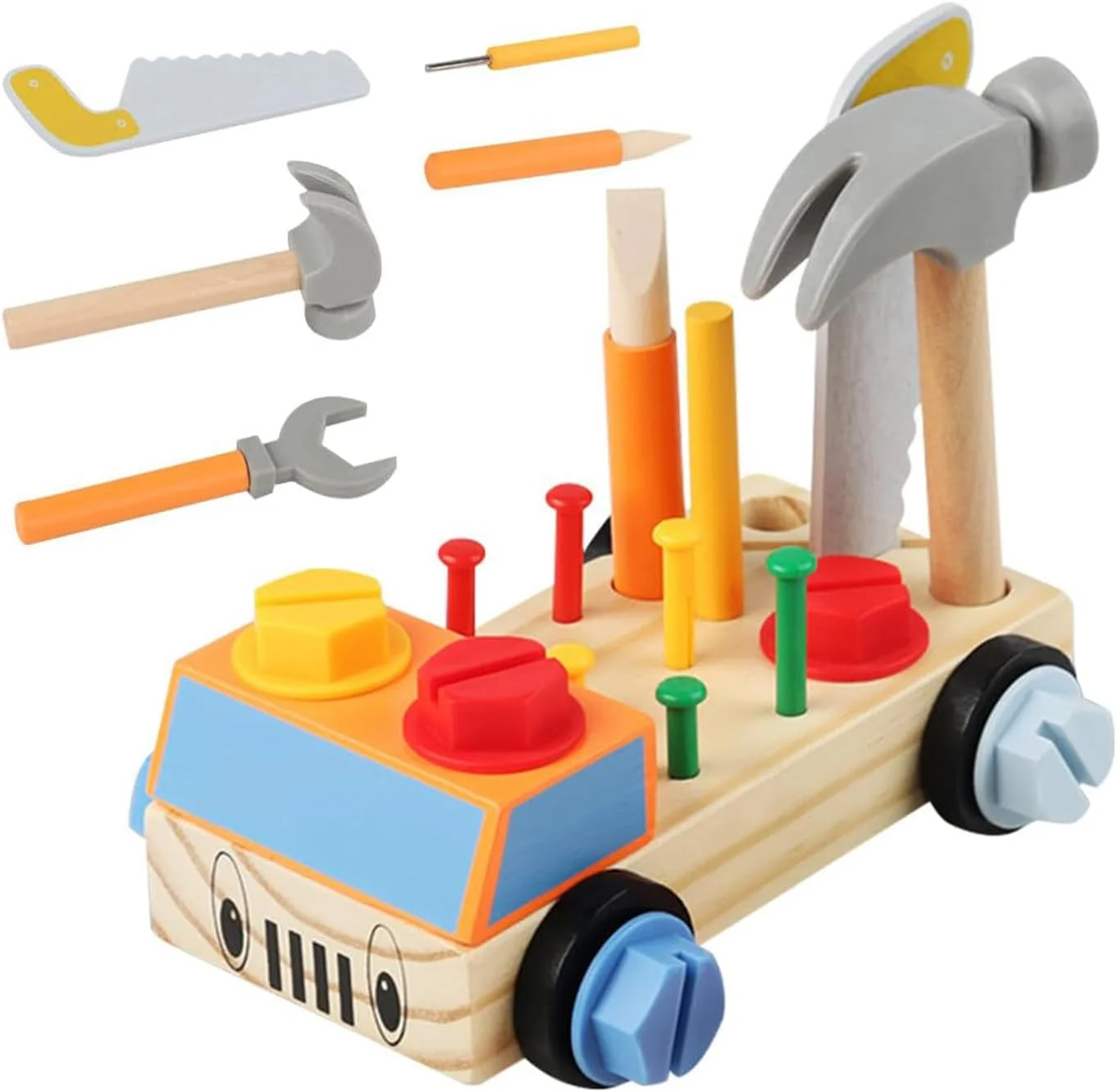 مجموعه ابزار کودکانه TERRIFI، مجموعه ابزار ساخت وسایل نقلیه، اسباب بازی های متحرک برای کودکان 3 سال به بالا