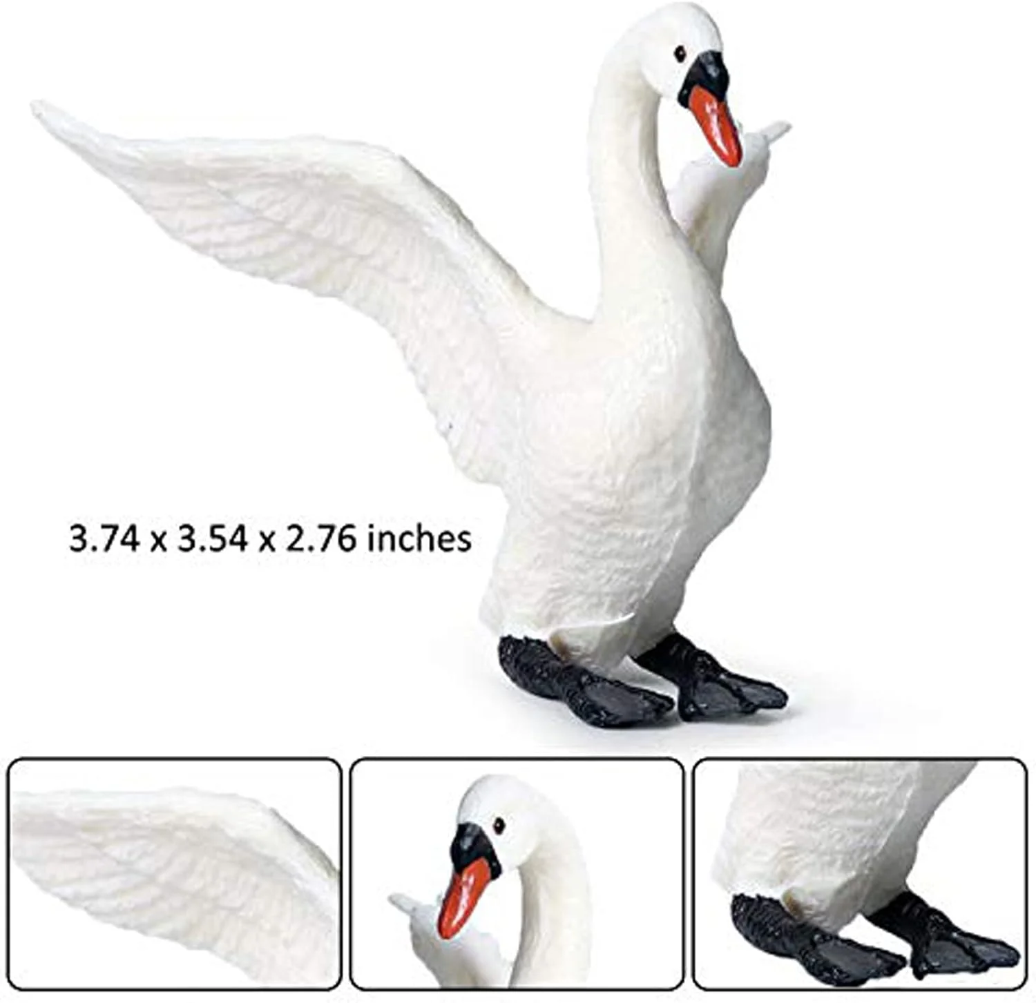 مجسمه های غاز حیوانات مزرعه TERRIFI، حیوانات پلاستیکی واقعی شبیه سازی شده زندگی مزرعه برای مجموعه، وسایل آموزشی، مجسمه اسباب بازی اردک برای کودکان 3 سال به بالا مجسمه های غاز حیوانات مزرعه TERRIFI، حیوانات پلاستیکی واقعی شبیه سازی شده زندگی مزرعه برای مجموعه، وسایل آموزشی، مجسمه اسباب بازی اردک برای کودکان 3 سال به بالا