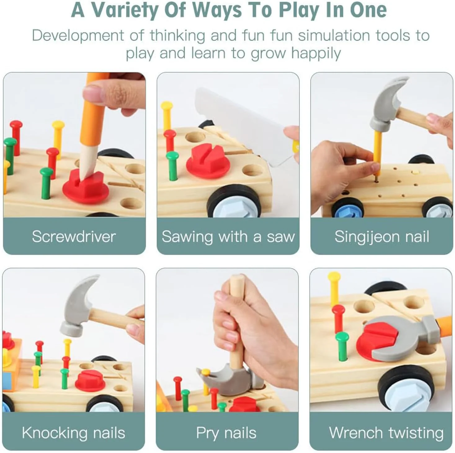 مجموعه ابزار کودکانه TERRIFI، مجموعه ابزار ساخت وسایل نقلیه، اسباب بازی های متحرک برای کودکان 3 سال به بالا مجموعه ابزار کودکانه TERRIFI، مجموعه ابزار ساخت وسایل نقلیه، اسباب بازی های متحرک برای کودکان 3 سال به بالا