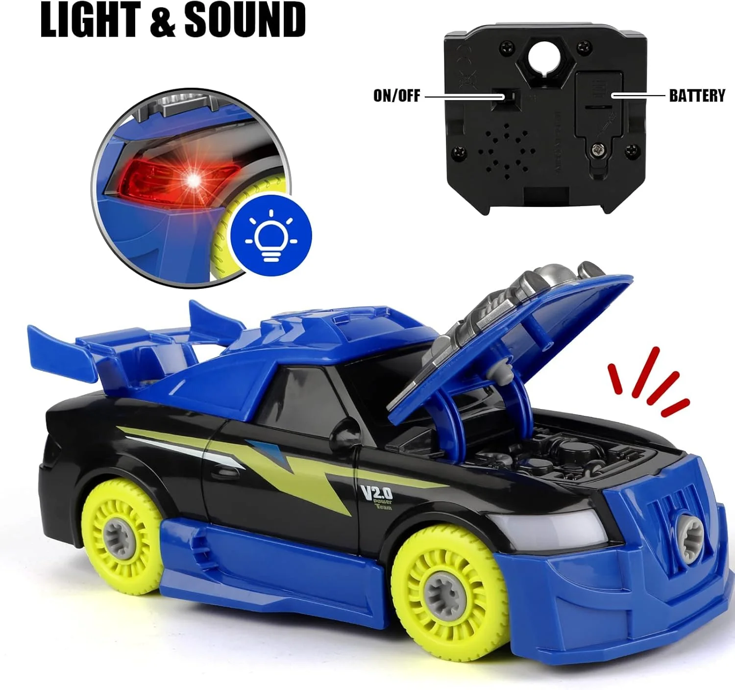 مجموعه ماشین مسابقه ای TERRIFI برای کودکان خردسال، مجموعه اسباب بازی جدید ماشین مسابقه ای جدا کردنی، ابزار ساخت و ساز 2 در 1، بهترین هدیه برای کودکان، مناسب برای پسران و دختران 3 سال به بالا مجموعه ماشین مسابقه ای TERRIFI برای کودکان خردسال، مجموعه اسباب بازی جدید ماشین مسابقه ای جدا کردنی، ابزار ساخت و ساز 2 در 1، بهترین هدیه برای کودکان، مناسب برای پسران و دختران 3 سال به بالا