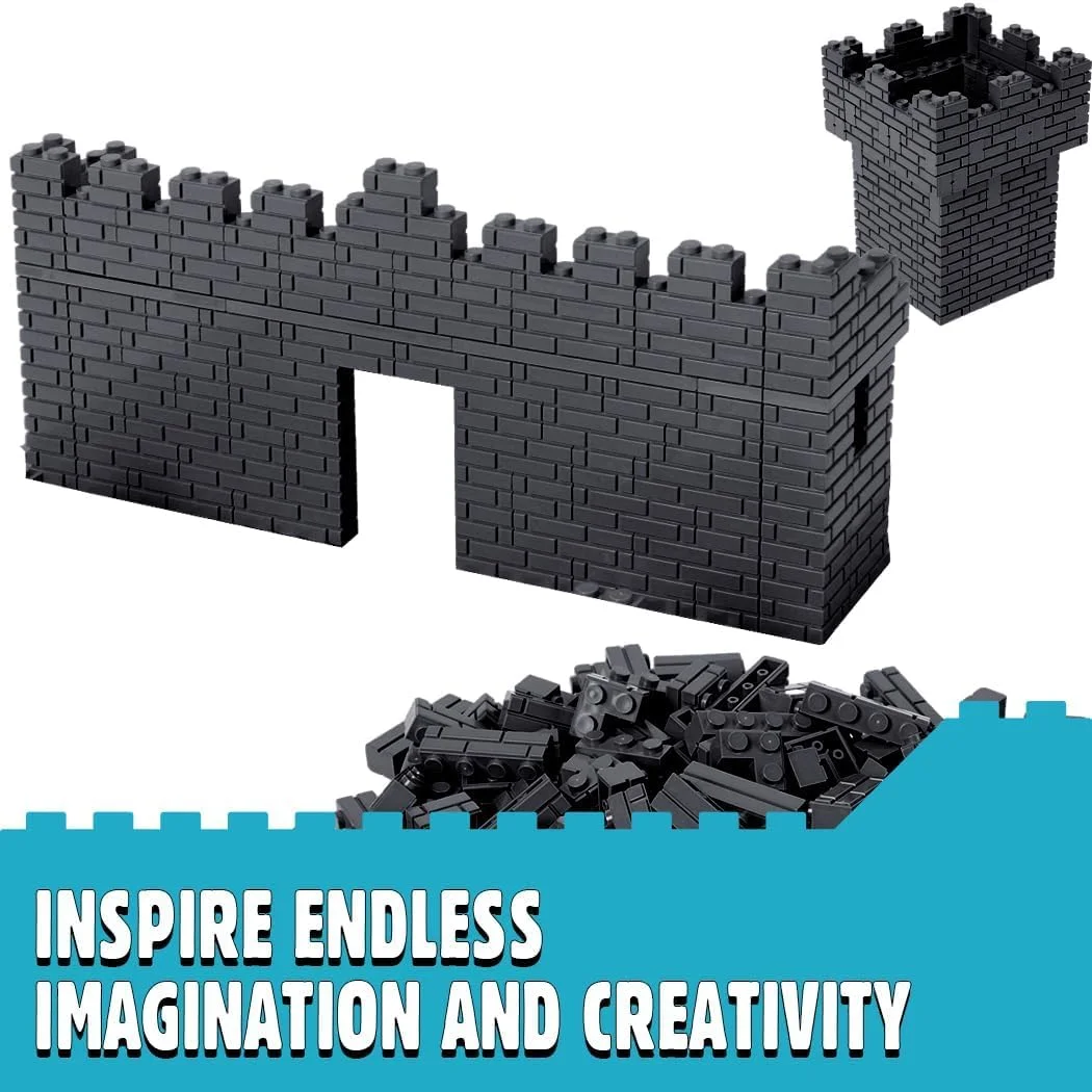 آجرهای پروفیل بنایی TERRIFI، 240 قطعه، آجرهای ساخت دیوار کلاسیک، مناسب برای قطعات و بخش های دیوار، کیت اسباب بازی فله ای متنوع، سازگار با برندهای اصلی آجرهای پروفیل بنایی TERRIFI، 240 قطعه، آجرهای ساخت دیوار کلاسیک، مناسب برای قطعات و بخش های دیوار، کیت اسباب بازی فله ای متنوع، سازگار با برندهای اصلی