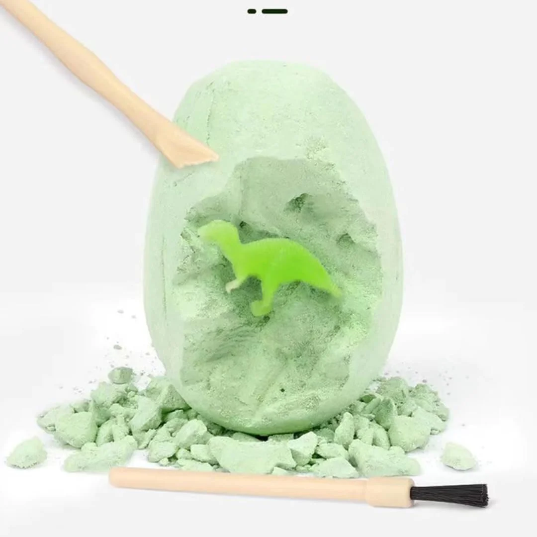 مجموعه حفاری تخم دایناسور TERRIFI، بسته 12 عددی تخم دایناسور شب تاب برای کودکان، فعالیت آموزشی حفاری فسیل دایناسور، مجموعه باستان شناسی علمی برای پسران و دختران