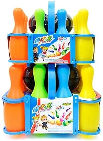 ست بولینگ اسباب بازی شبیه سازی شده کودکان، 12 تکه، اسباب بازی های تعاملی بولینگ، اسباب بازی های آموزشی کارتونی سرپوشیده برای کودکان ست بولینگ اسباب بازی شبیه سازی شده کودکان، 12 تکه، اسباب بازی های تعاملی بولینگ، اسباب بازی های آموزشی کارتونی سرپوشیده برای کودکان