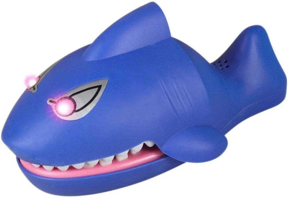 بازی دندان گزنده کوسه، اسباب بازی خلاقانه الکتریکی درخشان، بازی های خانوادگی سرگرم کننده و شوک آور برای کودکان، اسباب بازی های صدا و نور