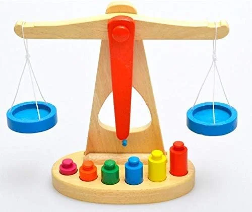 اسباب بازی آموزشی چوبی تعادل وزن مدل KL02