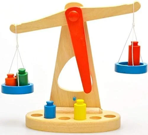 اسباب بازی آموزشی چوبی تعادل وزن مدل KL02