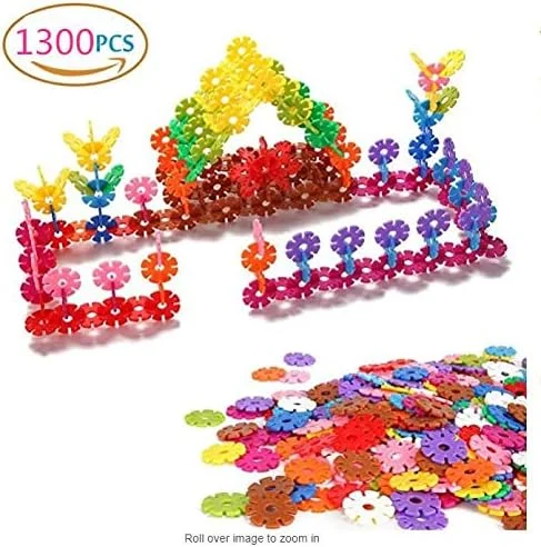 مجموعه 1300 تکه بلوک های ساختمانی دانه برف، اسباب بازی پولکی، دیسک پلاستیکی درهم قفل شونده، اسباب بازی های آموزشی STEM برای پسران و دختران، ایده آل از سن 3 سال به بالا مجموعه 1300 تکه بلوک های ساختمانی دانه برف، اسباب بازی پولکی، دیسک پلاستیکی درهم قفل شونده، اسباب بازی های آموزشی STEM برای پسران و دختران، ایده آل از سن 3 سال به بالا