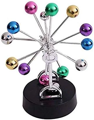 چرخ و فلک رنگارنگ، توپ های تعادلی گردان، حرکت دائمی، صنایع دستی، دکور میز اداری و منزل، اسباب بازی آموزشی