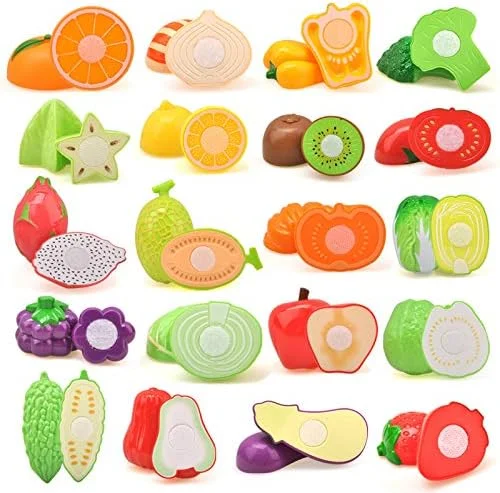 ست 23 تکه اسباب بازی برش میوه و سبزیجات، سبد خرید، مجموعه بازی های خواربار فروشی، اسباب بازی های آموزشی آشپزخانه سوپرمارکت، هدیه تولد کریسمس برای کودکان ست 23 تکه اسباب بازی برش میوه و سبزیجات، سبد خرید، مجموعه بازی های خواربار فروشی، اسباب بازی های آموزشی آشپزخانه سوپرمارکت، هدیه تولد کریسمس برای کودکان