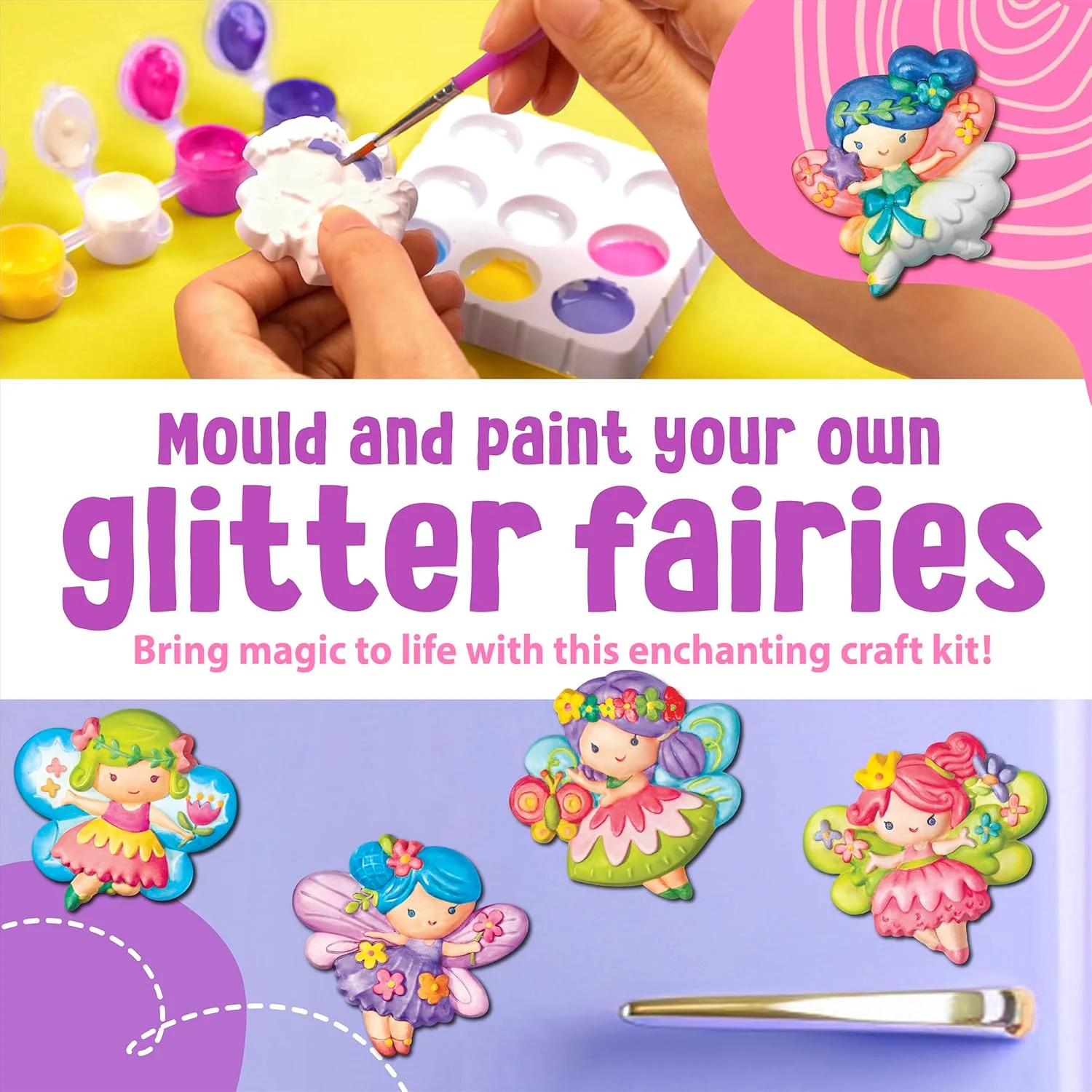 اسباب بازی قالب گیری و رنگ آمیزی پری درخشان 4M 3498 3524