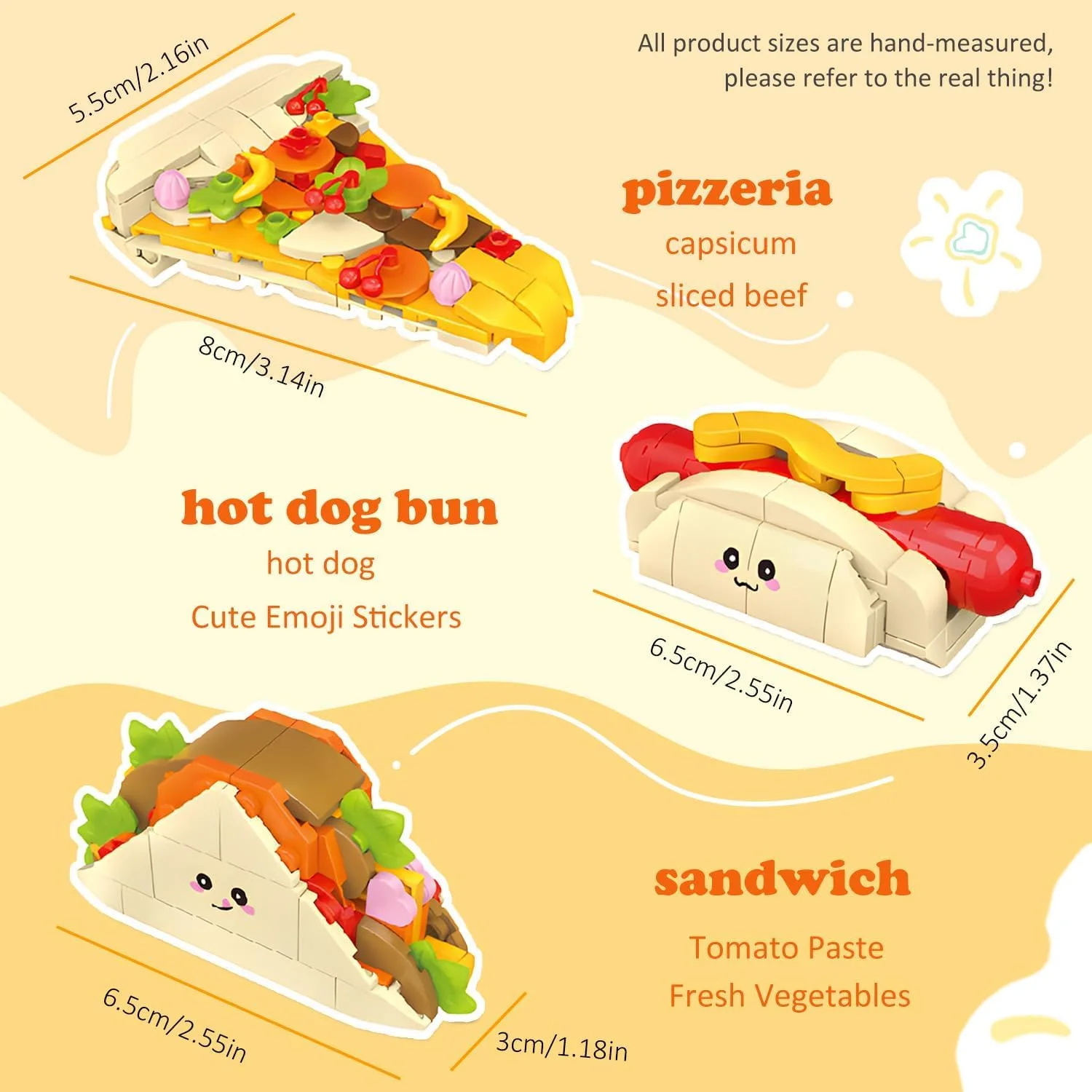 مجموعه اسباب بازی بلوک ساختمانی برای کودکان، اسباب بازی های کوچک فست فود غربی، خلاقانه، کیت ساخت و ساز غذای DIY آموزشی، هدیه تولد، هدیه مهمانی، اسباب بازی یادگیری پیش دبستانی مجموعه اسباب بازی بلوک ساختمانی برای کودکان، اسباب بازی های کوچک فست فود غربی، خلاقانه، کیت ساخت و ساز غذای DIY آموزشی، هدیه تولد، هدیه مهمانی، اسباب بازی یادگیری پیش دبستانی