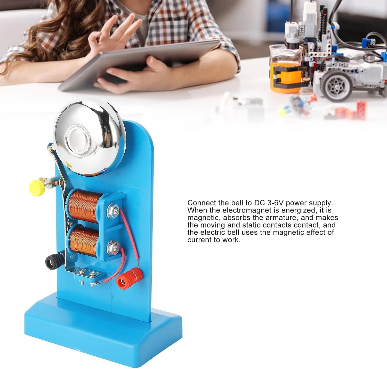 کیت آزمایش های علمی آموزشی، ابزار کمک آموزشی فیزیک الکتریکی برای مدارس راهنمایی و دبیرستان، ایده آل برای یادگیری کلاسی، پروژه های عملی STEM و فعالیت های نمایشگاه علمی