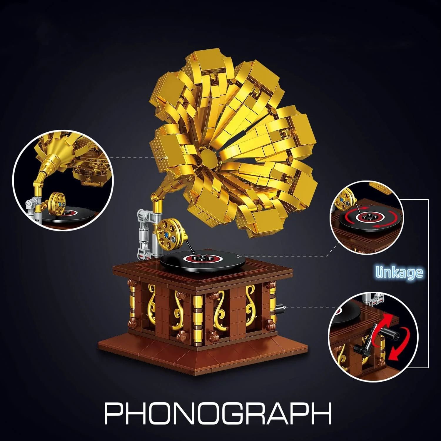 مجموعه بلوک های ساختمانی سری کلاسیک رترو KASTWAVE، کیت های بلوک ساختمانی کوچک DIY، اسباب بازی ساخت و ساز شبیه سازی 582 قطعه برای بزرگسالان و کودکان مجموعه بلوک های ساختمانی سری کلاسیک رترو KASTWAVE، کیت های بلوک ساختمانی کوچک DIY، اسباب بازی ساخت و ساز شبیه سازی 582 قطعه برای بزرگسالان و کودکان