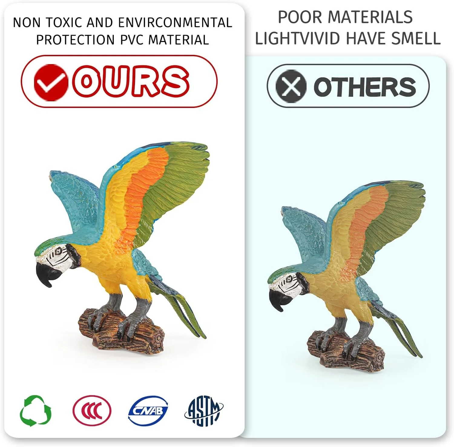 ست ۸ عددی مدل فیگور حیوانات پرنده، توکان، عقاب، کاکاپوی برفی، مرغ دریایی، قو، مار، کرکس، ماکائو، تزیین کیک و لوازم مهمانی برای کودکان