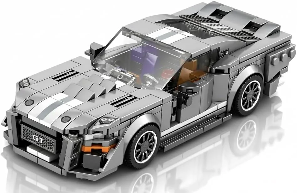 مجموعه ساخت ماشین مسابقه قهرمان سرعت، کیت ماشین اسپرت تکنیک برای پسران و بزرگسالان، اسباب بازی خودرو مسابقه ای MOC، هدایای STEM برای کودکان (8-13 سال)