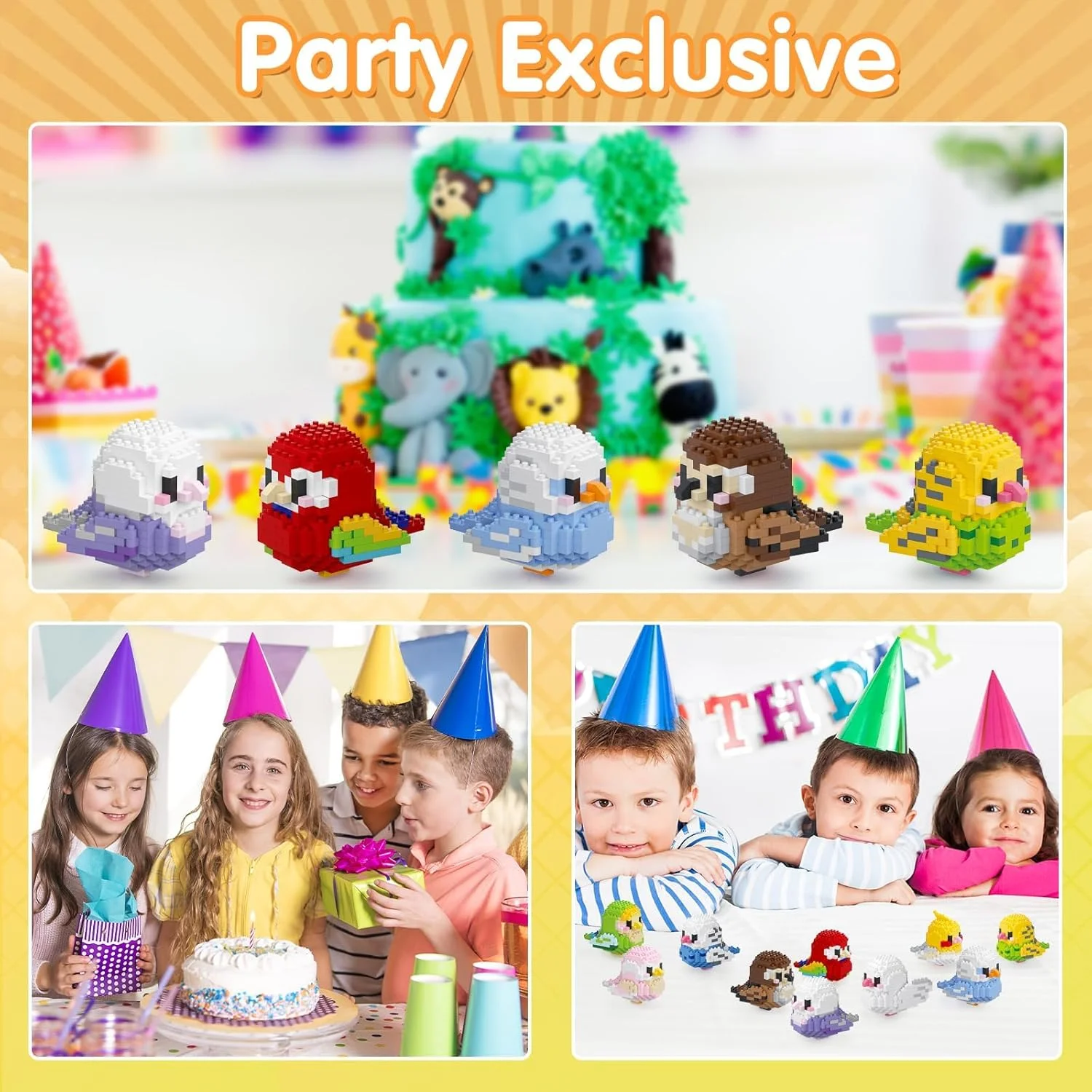 مجموعه بلوک ساختنی طوطی میکرو مینی، کیت 12 پرنده کوچک رنگارنگ، اسباب بازی آموزشی خلاقانه DIY برای کودکان 6 سال به بالا، هدیه تولد یا کریسمس عالی، ناسازگار با بلوک های لگو مجموعه بلوک ساختنی طوطی میکرو مینی، کیت 12 پرنده کوچک رنگارنگ، اسباب بازی آموزشی خلاقانه DIY برای کودکان 6 سال به بالا، هدیه تولد یا کریسمس عالی، ناسازگار با بلوک های لگو